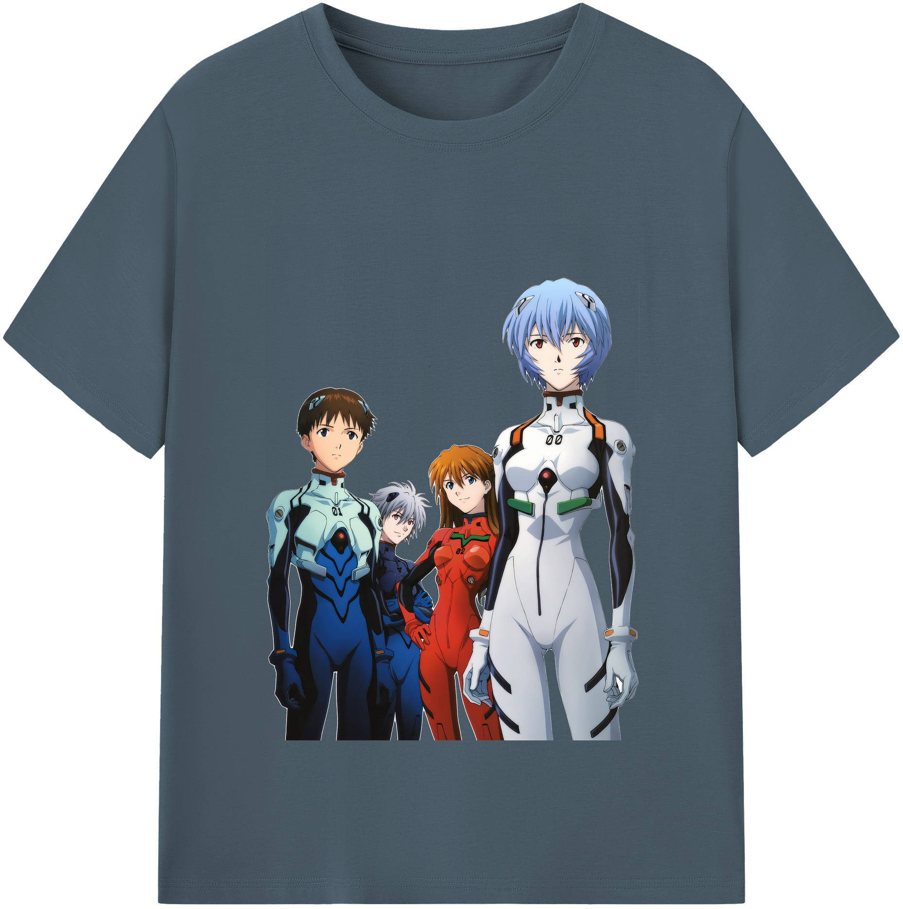 （画像用） EVA 新世紀エヴァンゲリオン 綿100％半袖Tシャツ（フロントプリント）